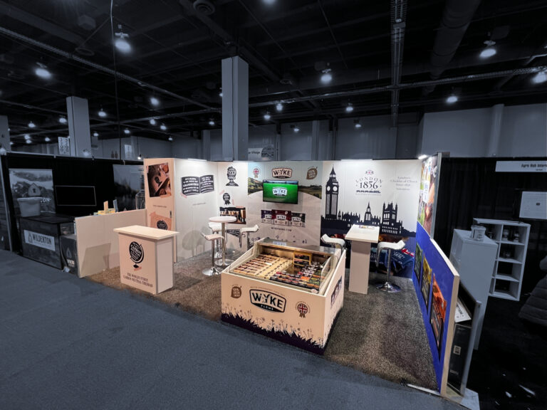 Stand modulaire Wike Farms au salon Fancy Food Show à New-York