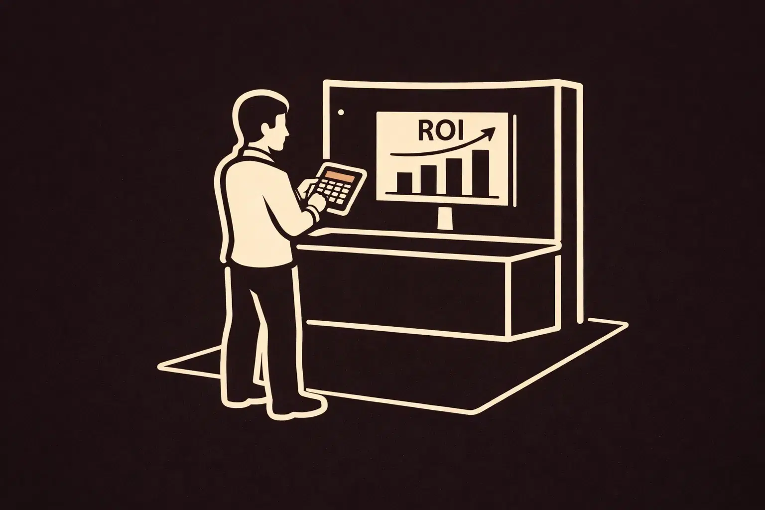 mesurer le roi d’un stand d’exposition calculatrice performance salon professionnel