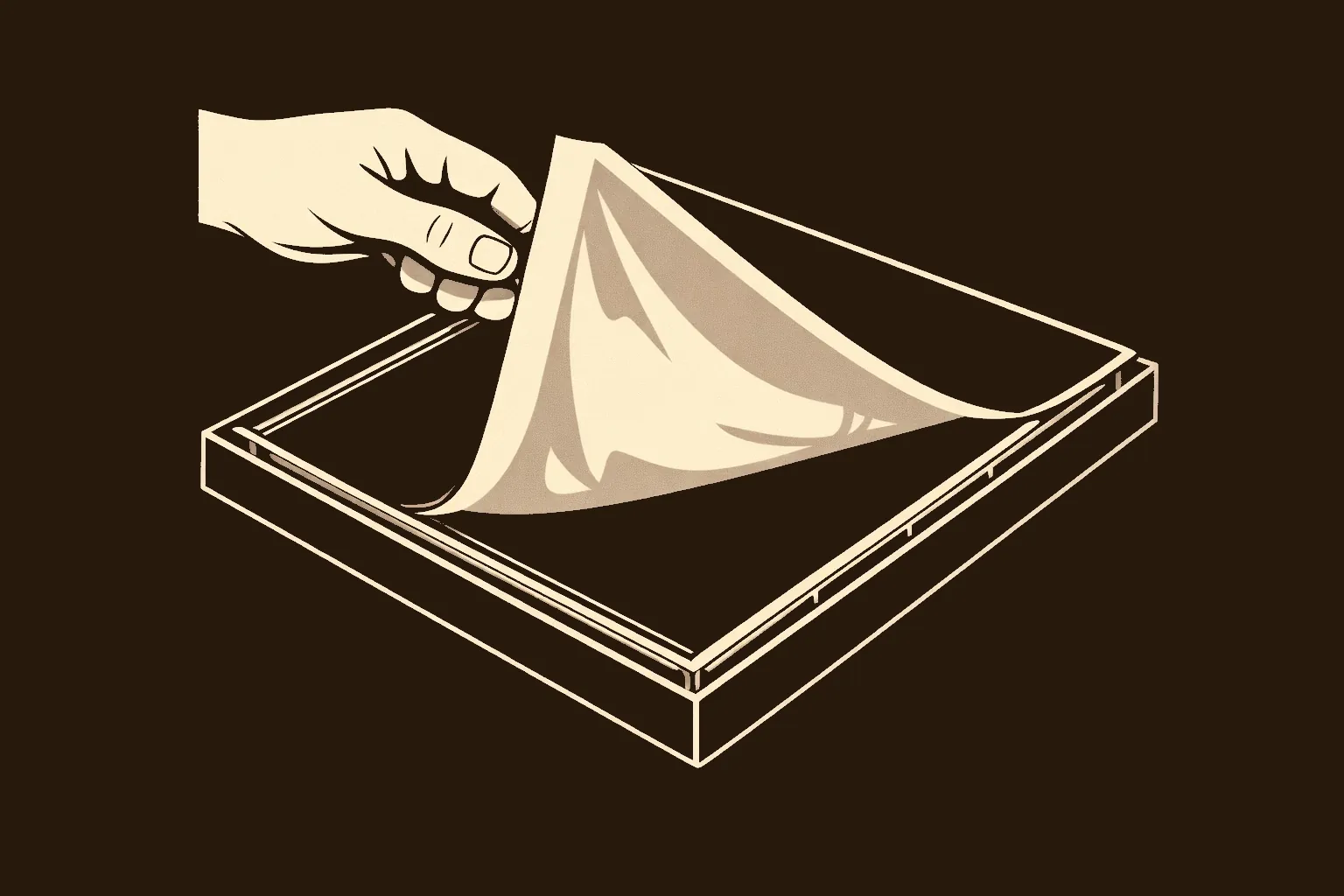 visuel textile silicone edge graphic cadre aluminium seg installation